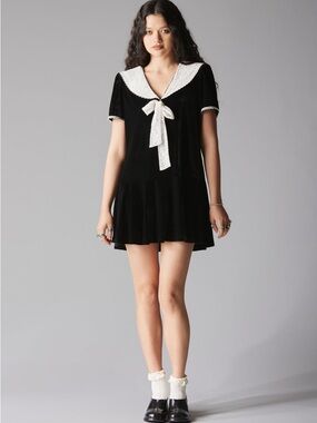 UNIF helm babydoll velvet dress size XL new NWT